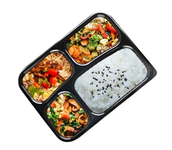 999-03 4 compartment leak-proof food container