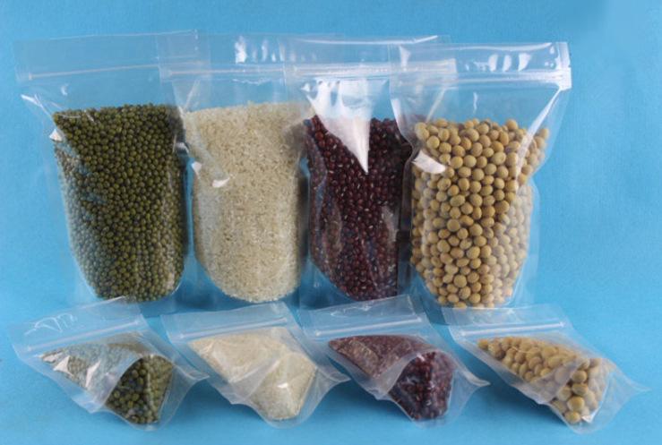 PET / CPP shaffof Doypack quritilgan meva mahsulot sumkasi