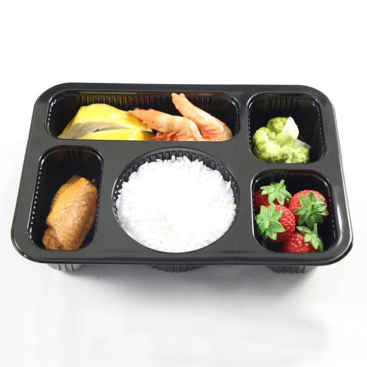 Tez oziq-ovqat mahsulotlarini qadoqlash uchun FDA Benton Box Plastic Takeaway