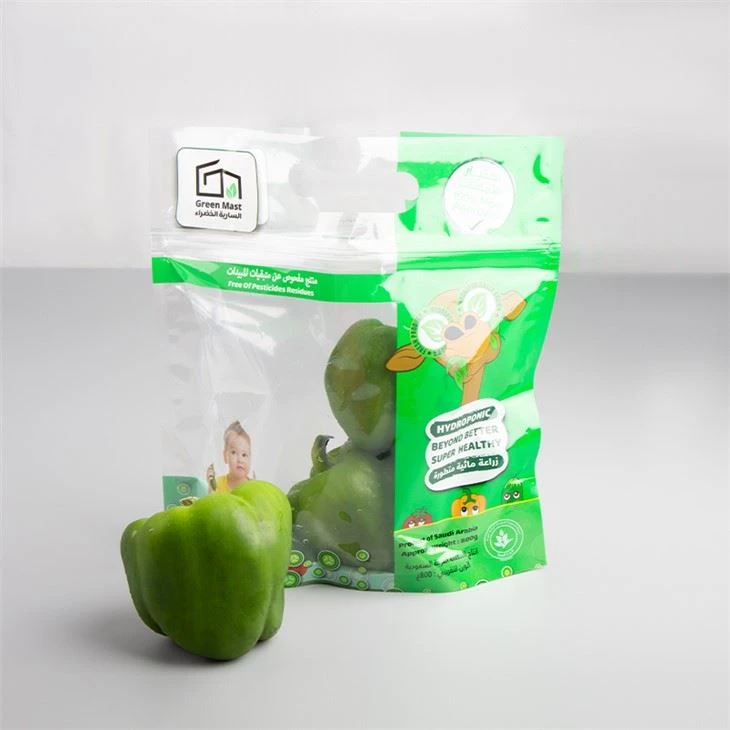Plastik nafas oladigan tumanga qarshi yangi meva sabzavot qadoqlash sumkalari