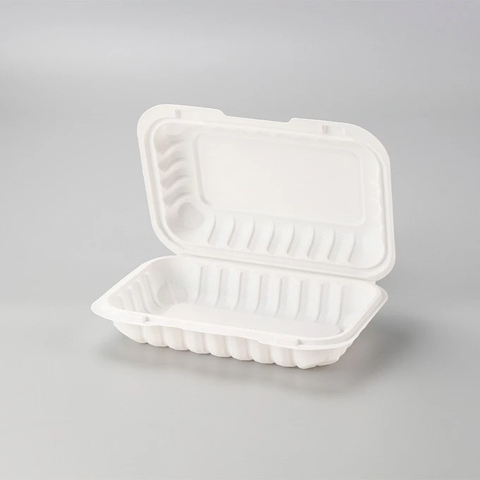 6x9inch Eco Friendly Food Go To Container Microwavable Black Black Disposable Meal Catering Plastic Lunch Box Food Container