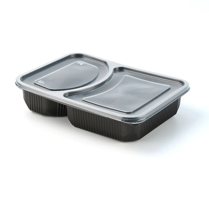 2 Compartment Meal Prep Food Storage Container L