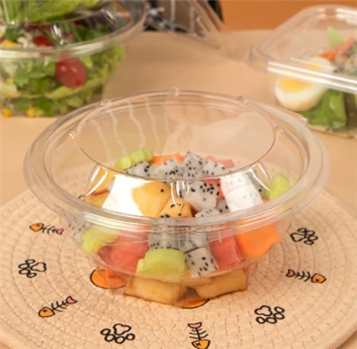 Plastik salat idishlari