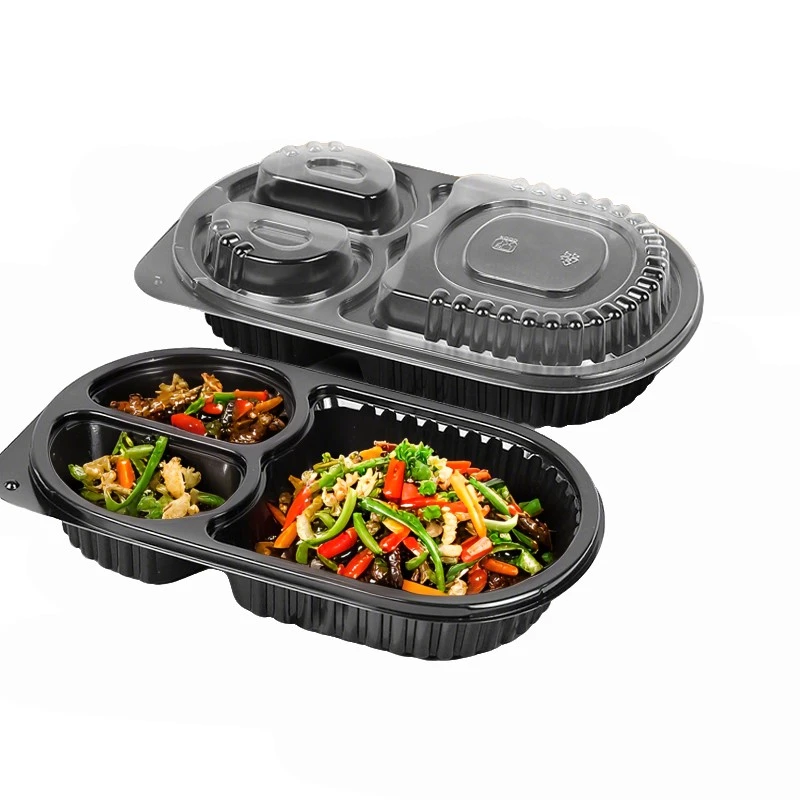 3-Compartment Food Container