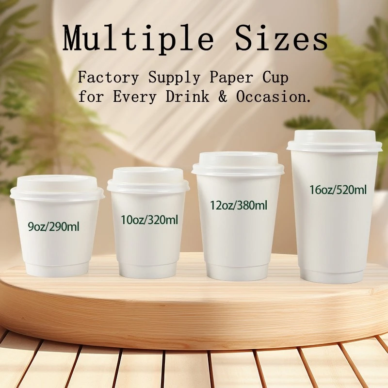 disposable paper coffee cups